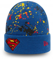 Теплый головной убор для мальчика NEW ERA Character Paint Splat Knit Superman