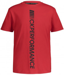 Спортивная футболка или топ для мальчика Calvin Klein Jeans Performance Big Boys Vertical Logo Short Sleeve T-shirts