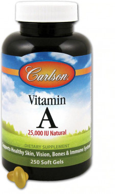 Carlson Vitamin A Витамин А 25000 МЕ 250 капсул