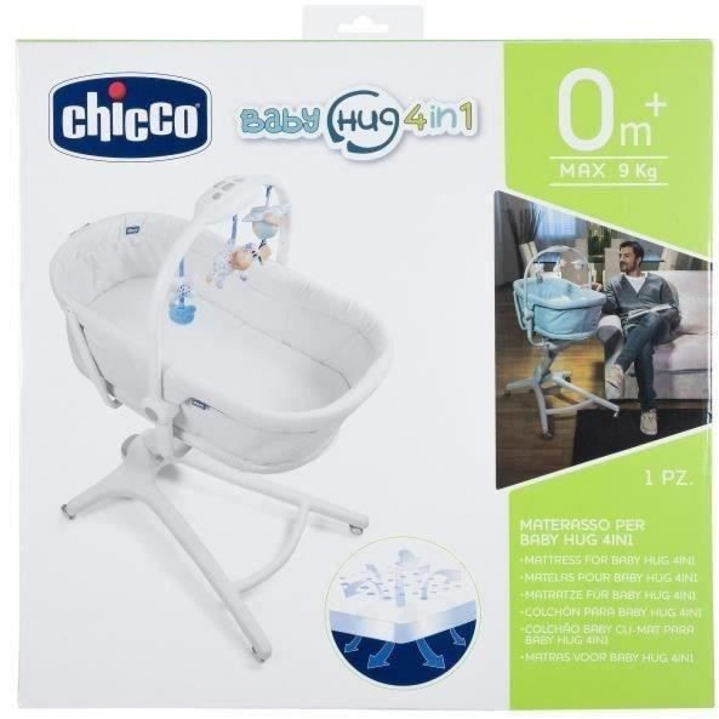 Матрас для люльки chicco 4 в 1