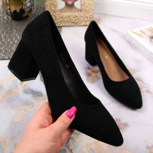 Женские черные туфли Inny Pumps high heels Sergio Leone W SK358A black