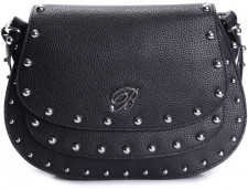 Женская сумка кросс-боди черная с заклепками Blumarine