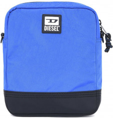 Мужская сумка через плечо повседневная тканевая маленькая планшет синяя DIESEL Bulero Altairo