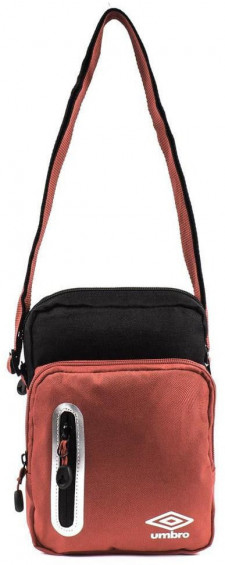 Мужская сумка через плечо повседневная тканевая маленькая планшет красная UMBRO Paton