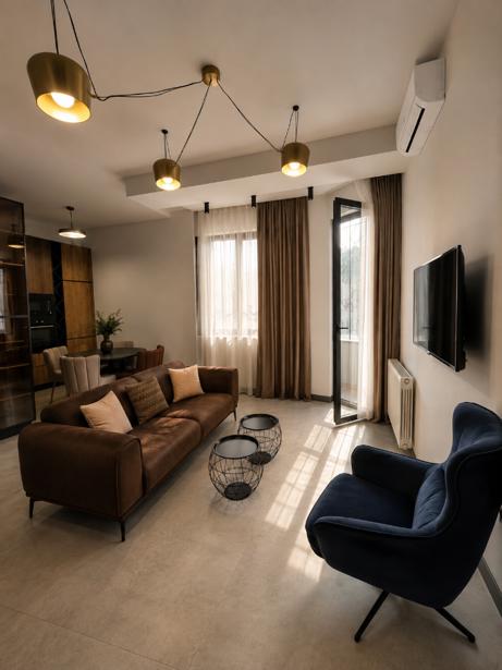 2-room apartment in Vake, $1000/month