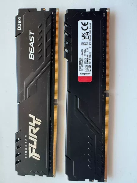Оперативная память Kingston KF432C16BBK2/32