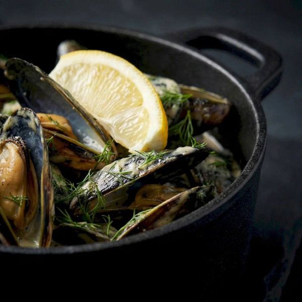 Эститичная фотография мидий для меню ресторана и агрегаторов доставки