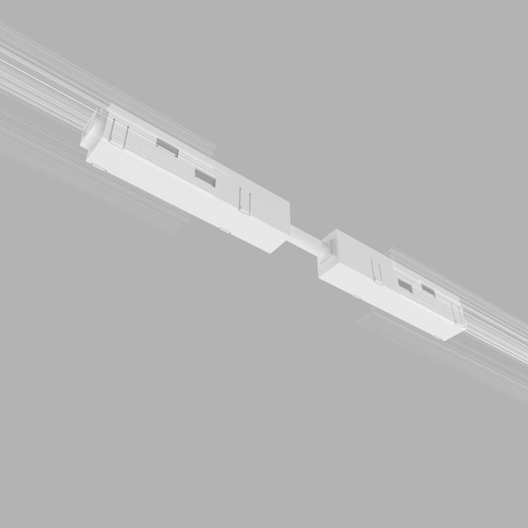 Slim Magnetic Прямой коннектор и планка белый (1 шт.) 85096/00 85096/00