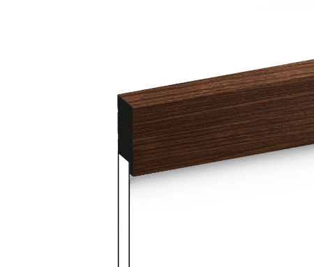 LF1 BR396 Молдинг финишный Hiwood (50х17)мм 2,7м