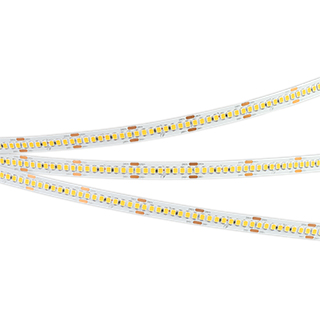 Лента RT-A240-10mm 24V Warm3500 (22 W/m, IP20, 5m) (Arlight, высок.эфф.150 лм/Вт)