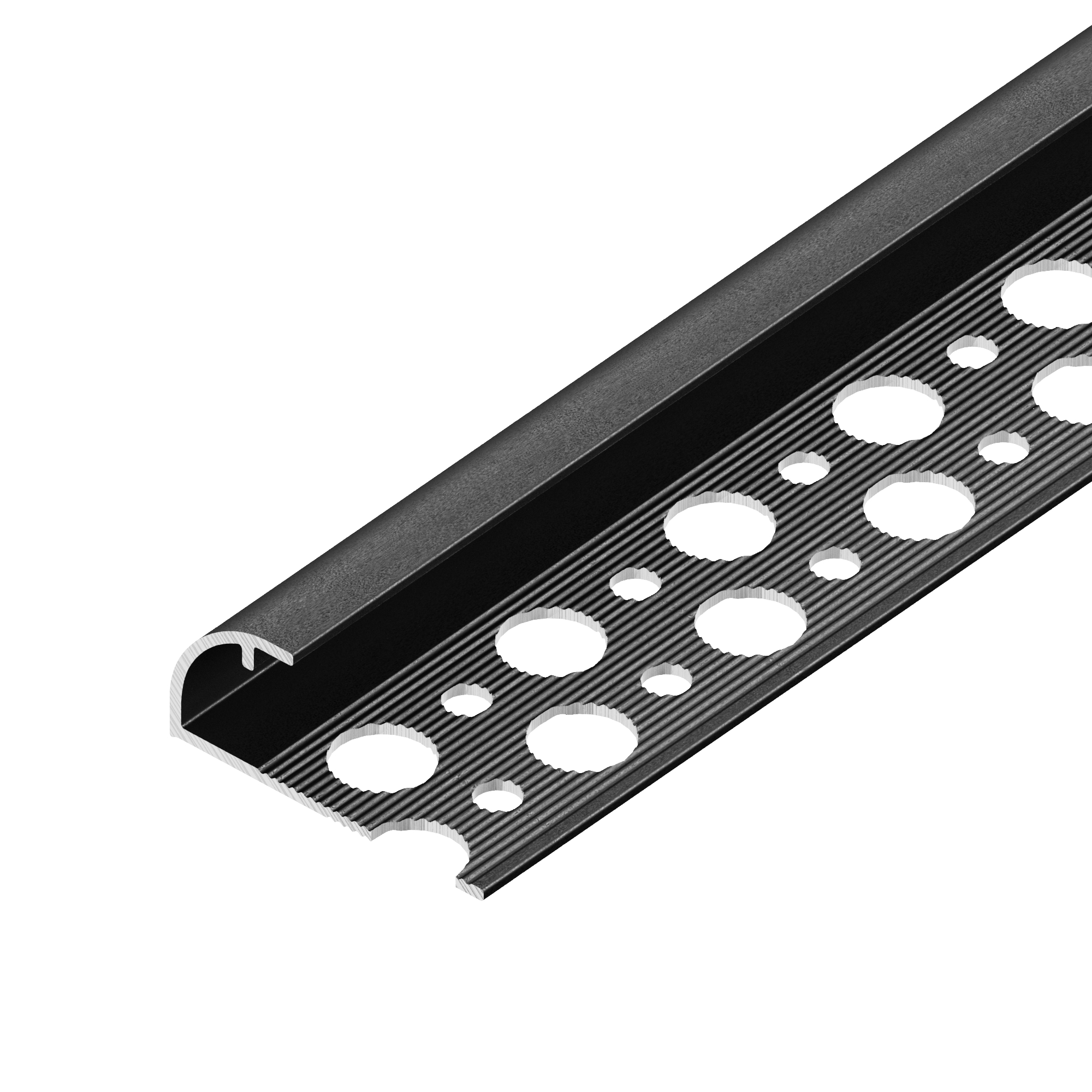 Профиль окантовочный С-образный TECH-H10-3000 BLACK (Arlight, Алюминий)