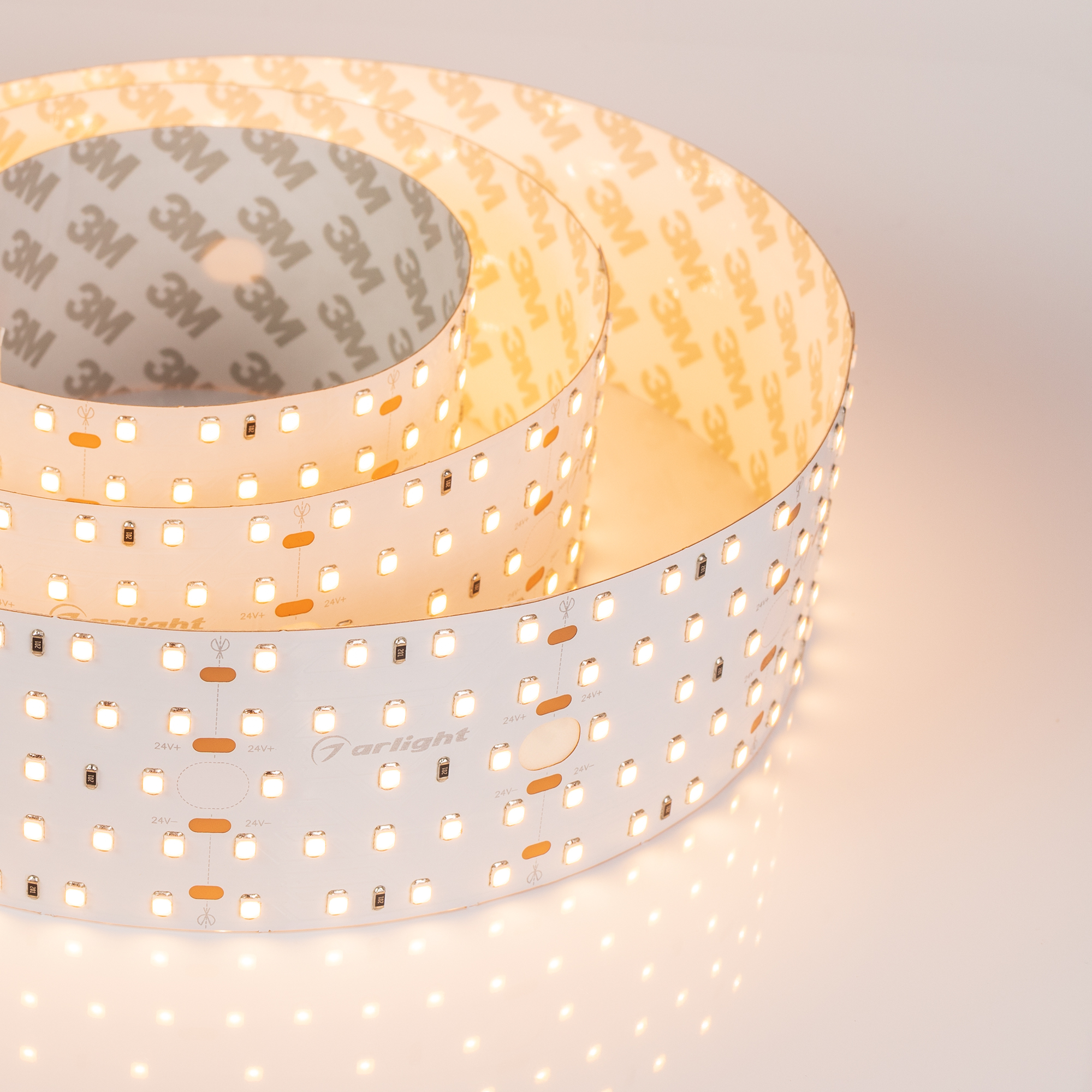Лента S2-A420-52mm 24V Warm2700 (30 W/m, IP20, 2835, 2.5m) (Arlight, Открытый)
