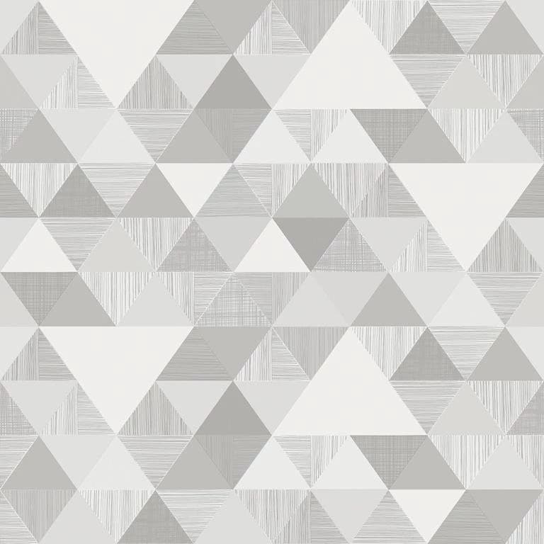 IW3004 Обои GRANDEСO (0,53х10)м Inspiration Wall ромб серый полосатый