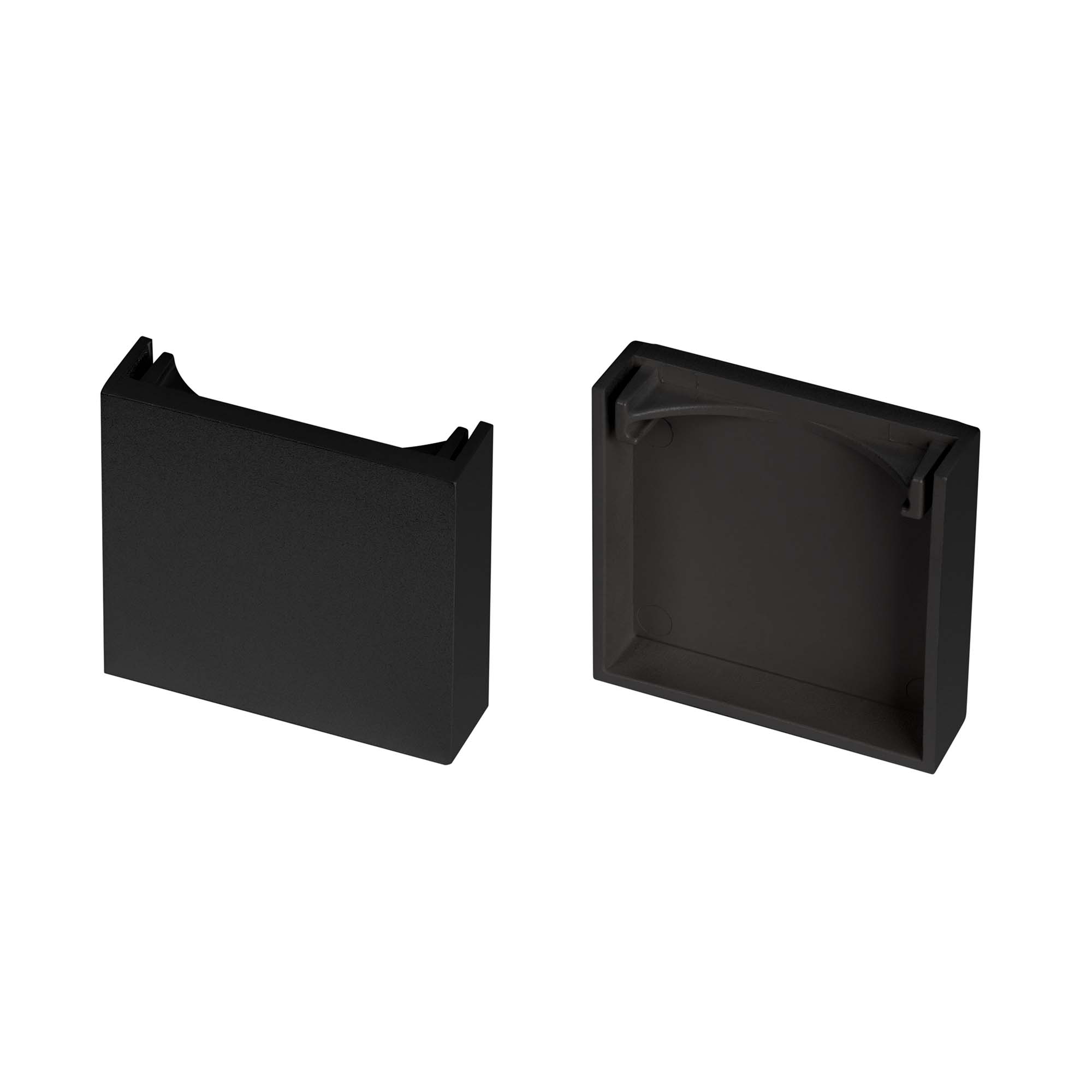 Заглушка LINE-3535-BENT-SIDE BLACK глухая (Arlight, Пластик)