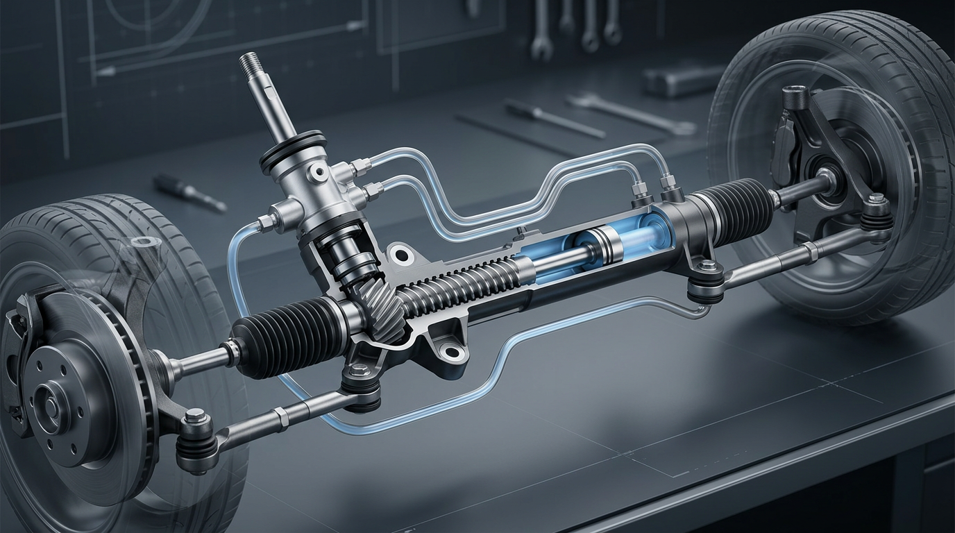 Рулевая рейка: устройство, ГУР и ЭУР простыми словами
