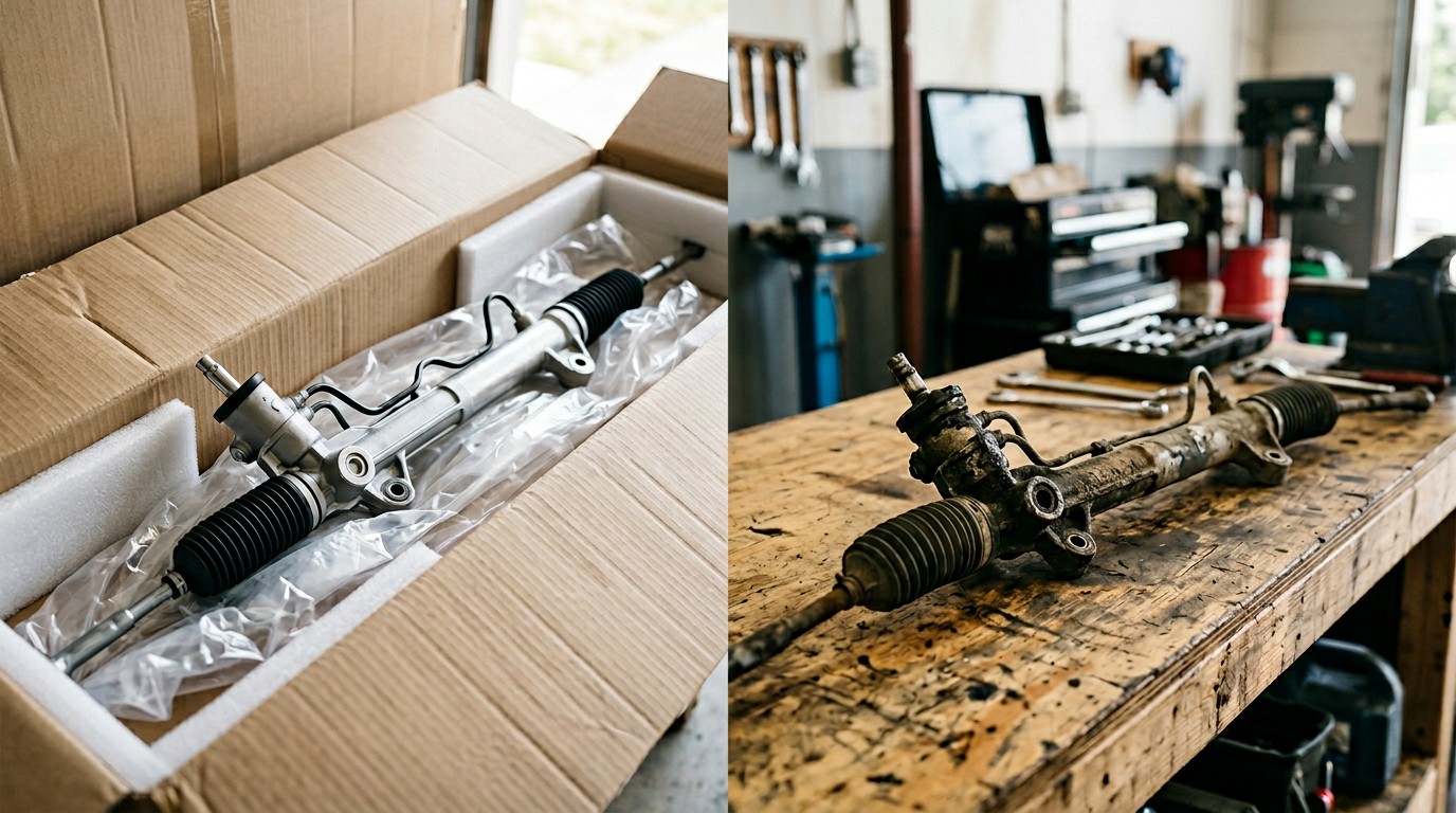 Рулевая рейка с разбора или новая: что выбрать владельцу авто