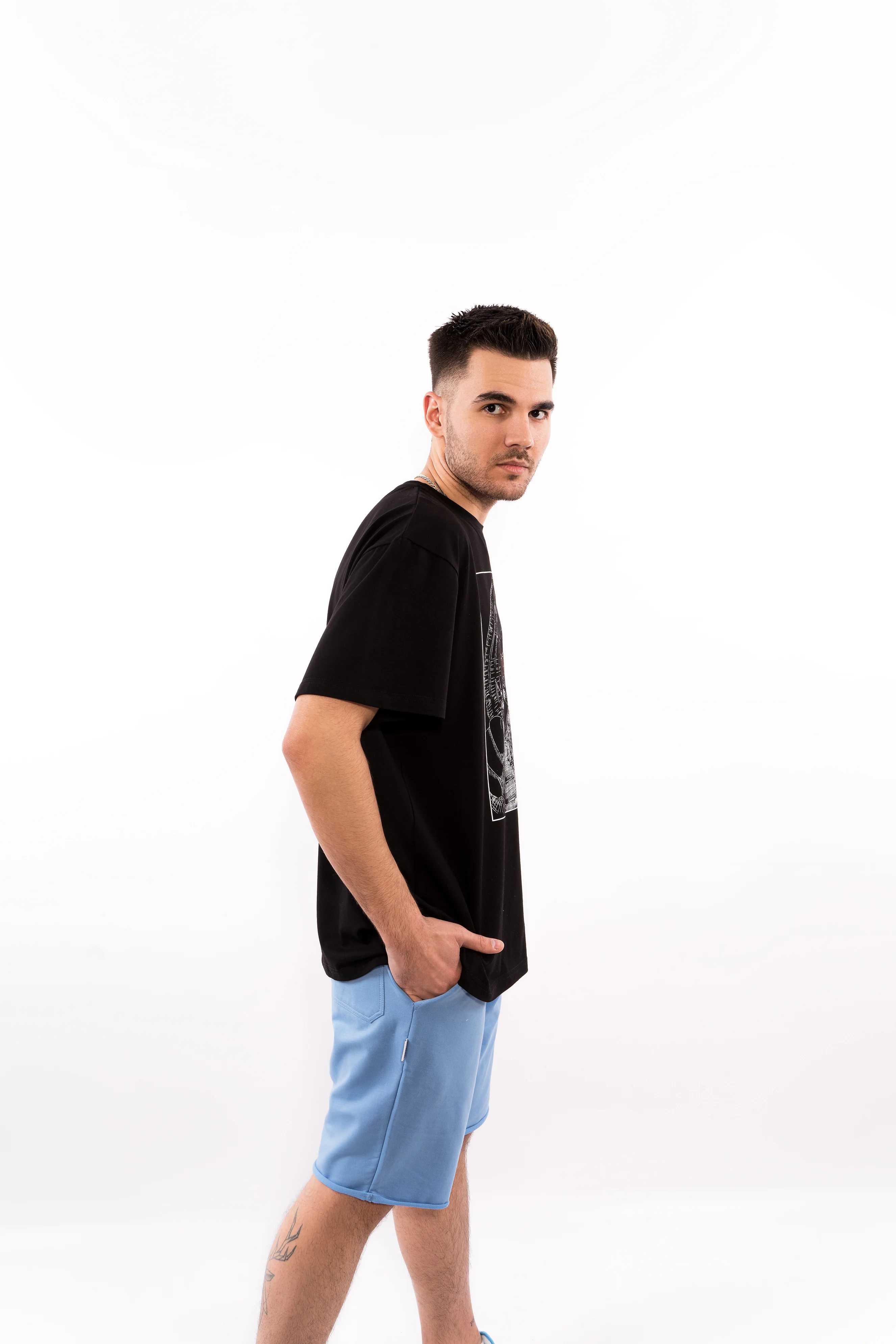 Шорты BMGBRAND «ShortYou» SH024 (Голубой) — фото 3