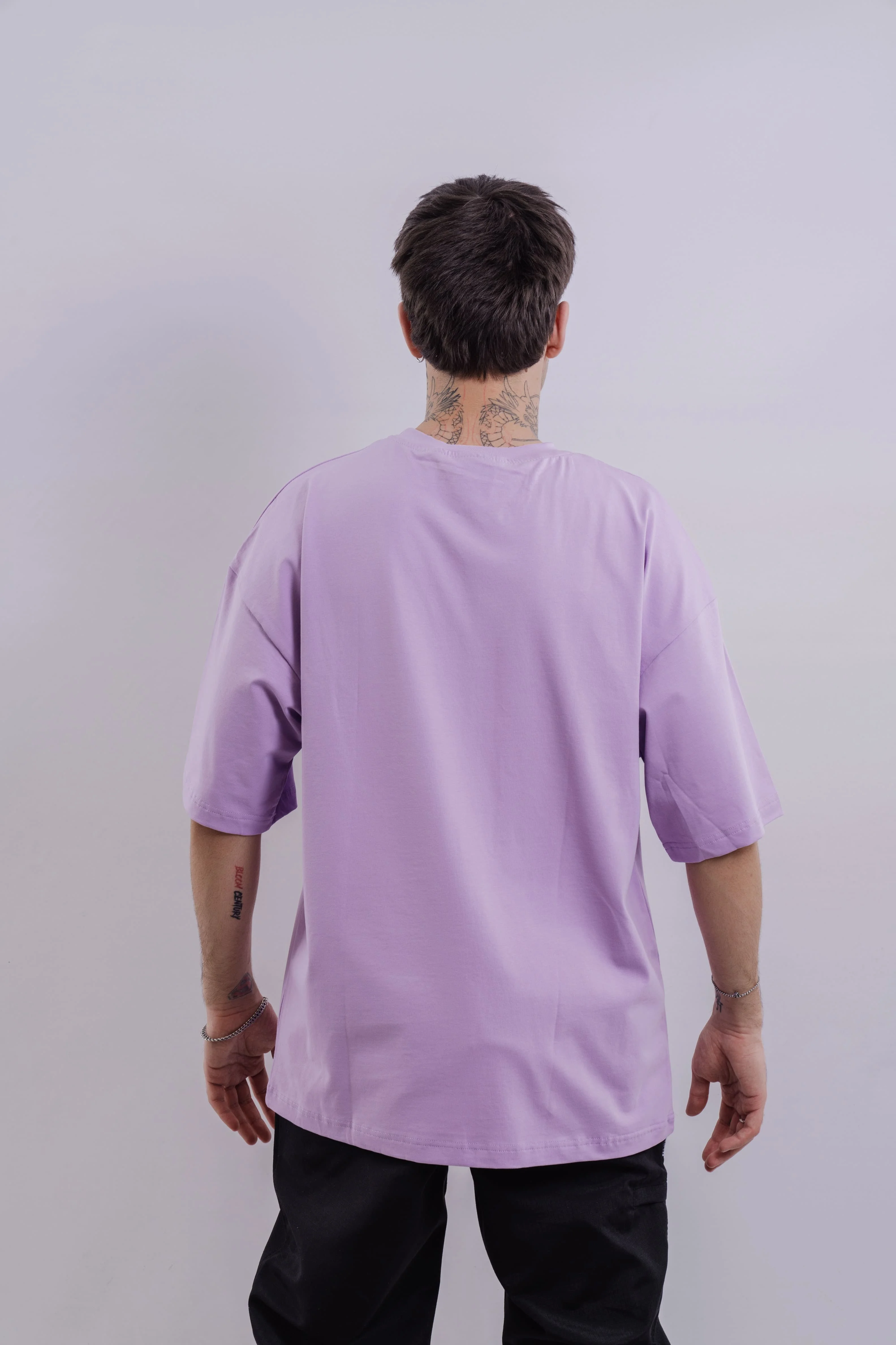 Футболка BMGBRAND (Oversize UR)  Сиреневый — фото 2