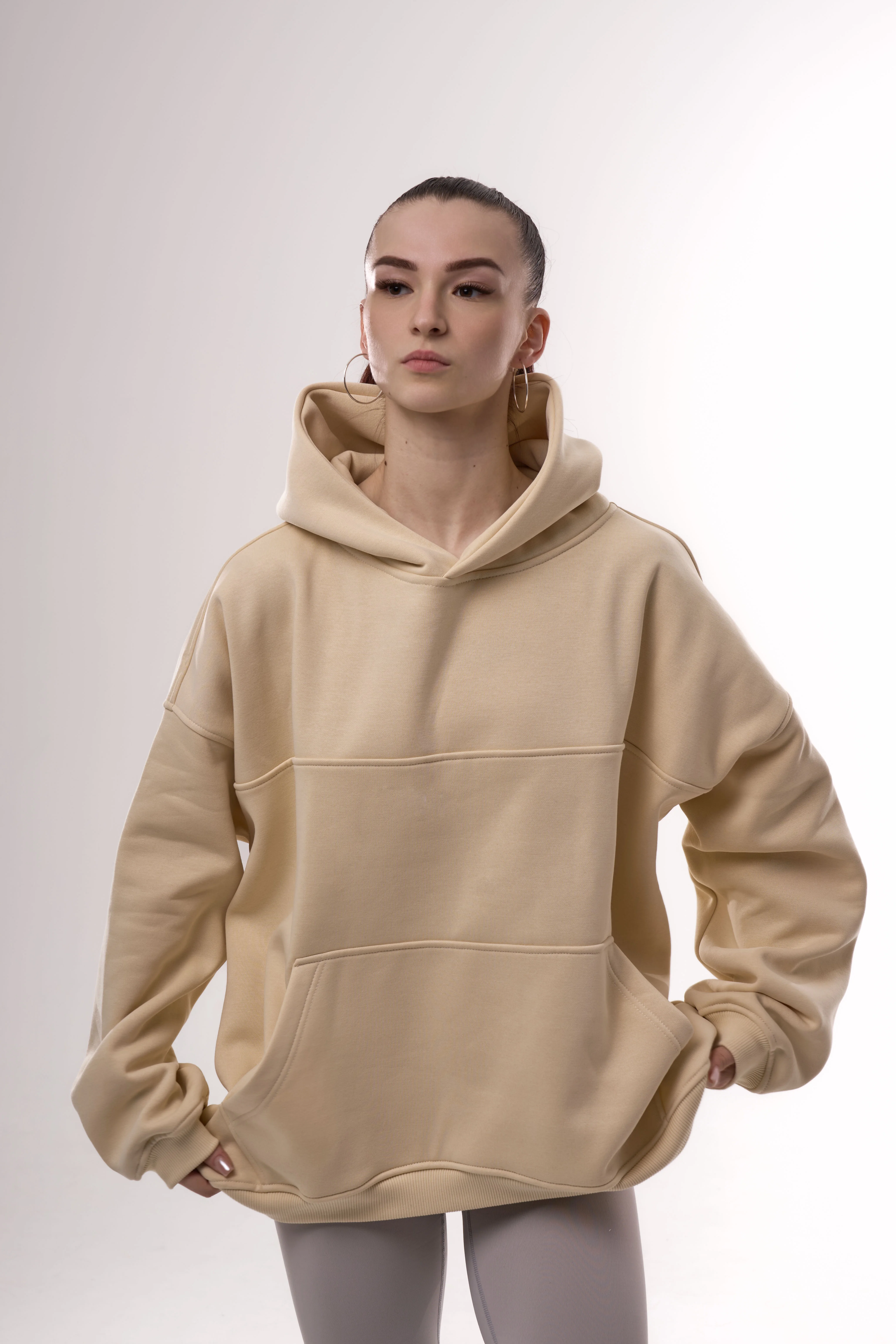 Худи BMGBRAND (oneSize) Молочный — фото 5