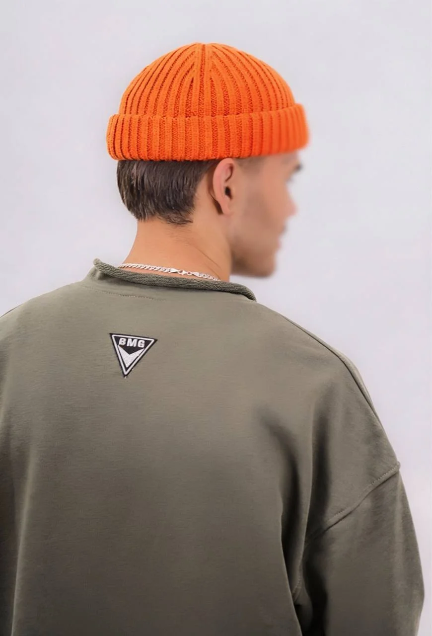 Шапка BMGBRAND_Бини_AW26 (Оранжевый) — фото 3