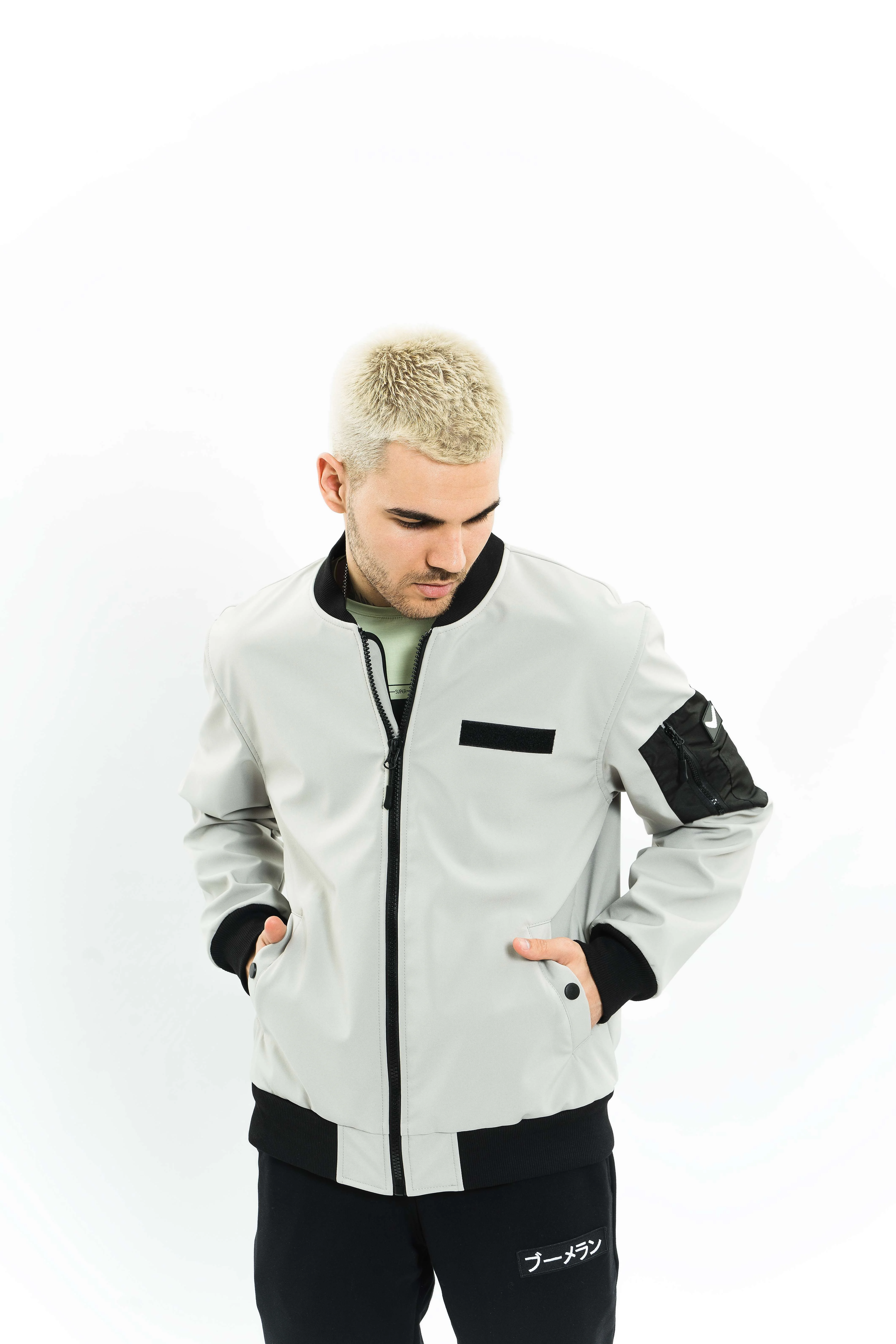 Куртка Бомбер SoftShell SS/23 Pilot  (Серый) — фото