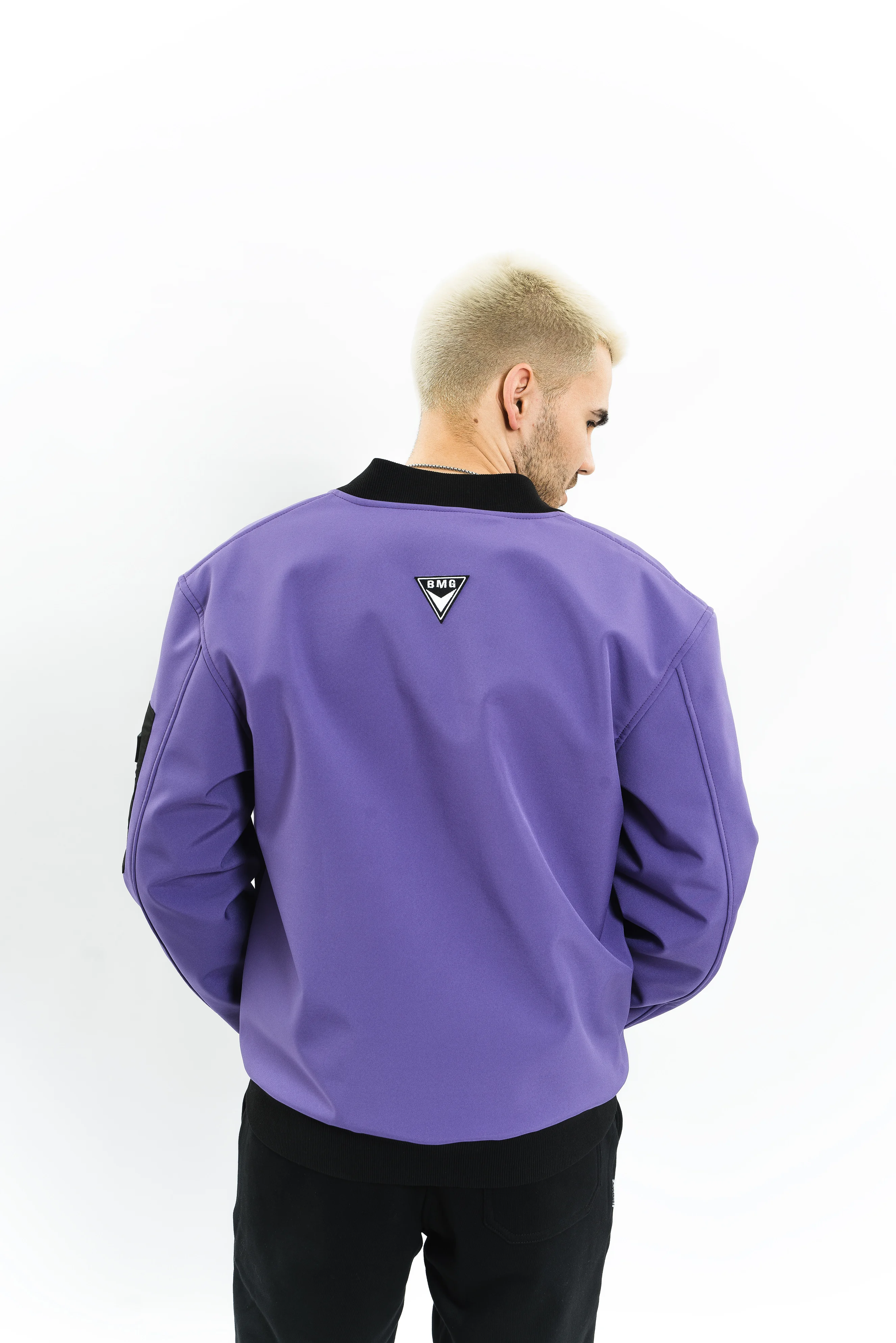 Куртка Бомбер SoftShell SS/23 Pilot  (Фиолет) — фото 3