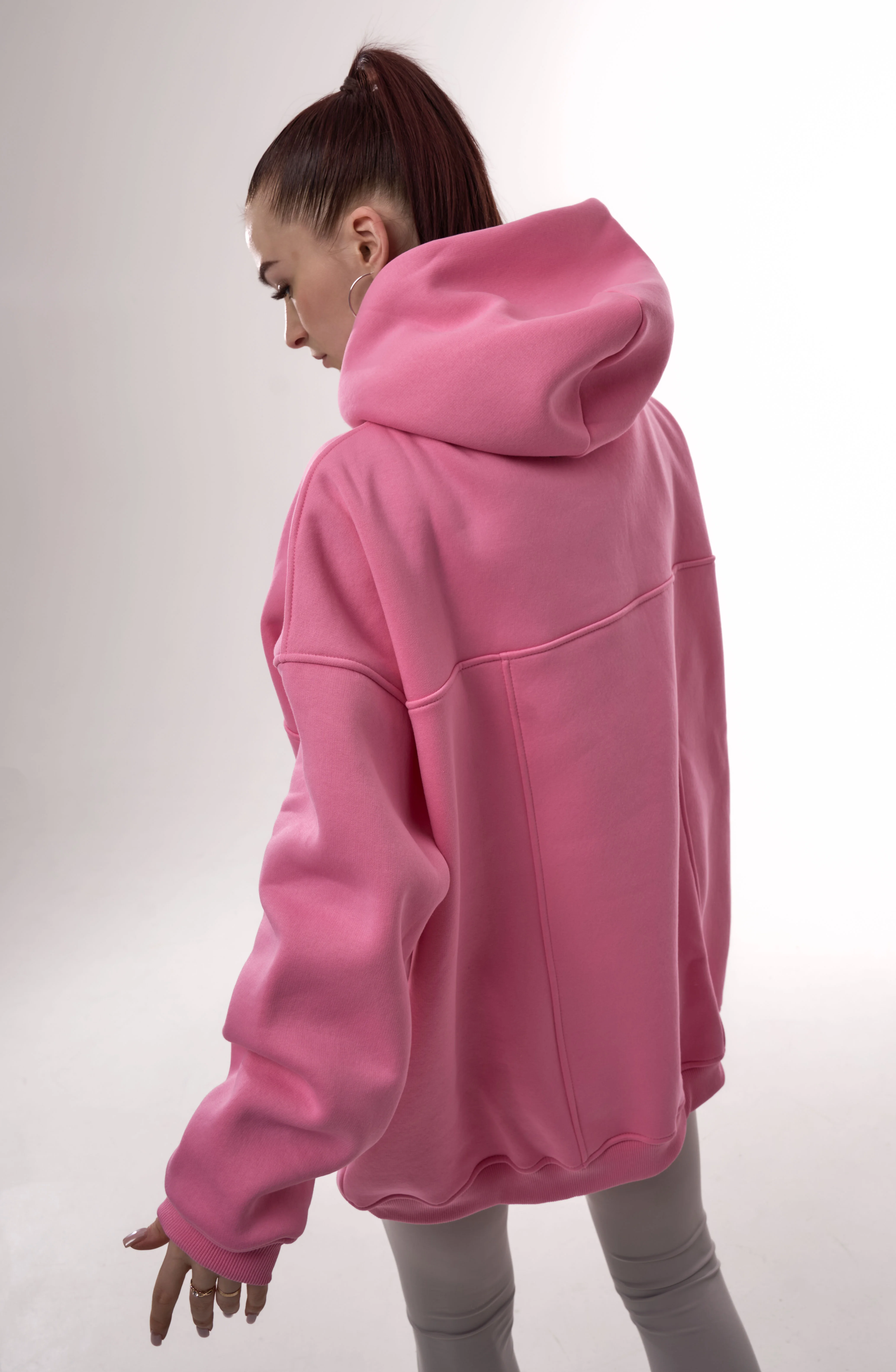 Худи BMGBRAND (oneSize) Розовый — фото 5