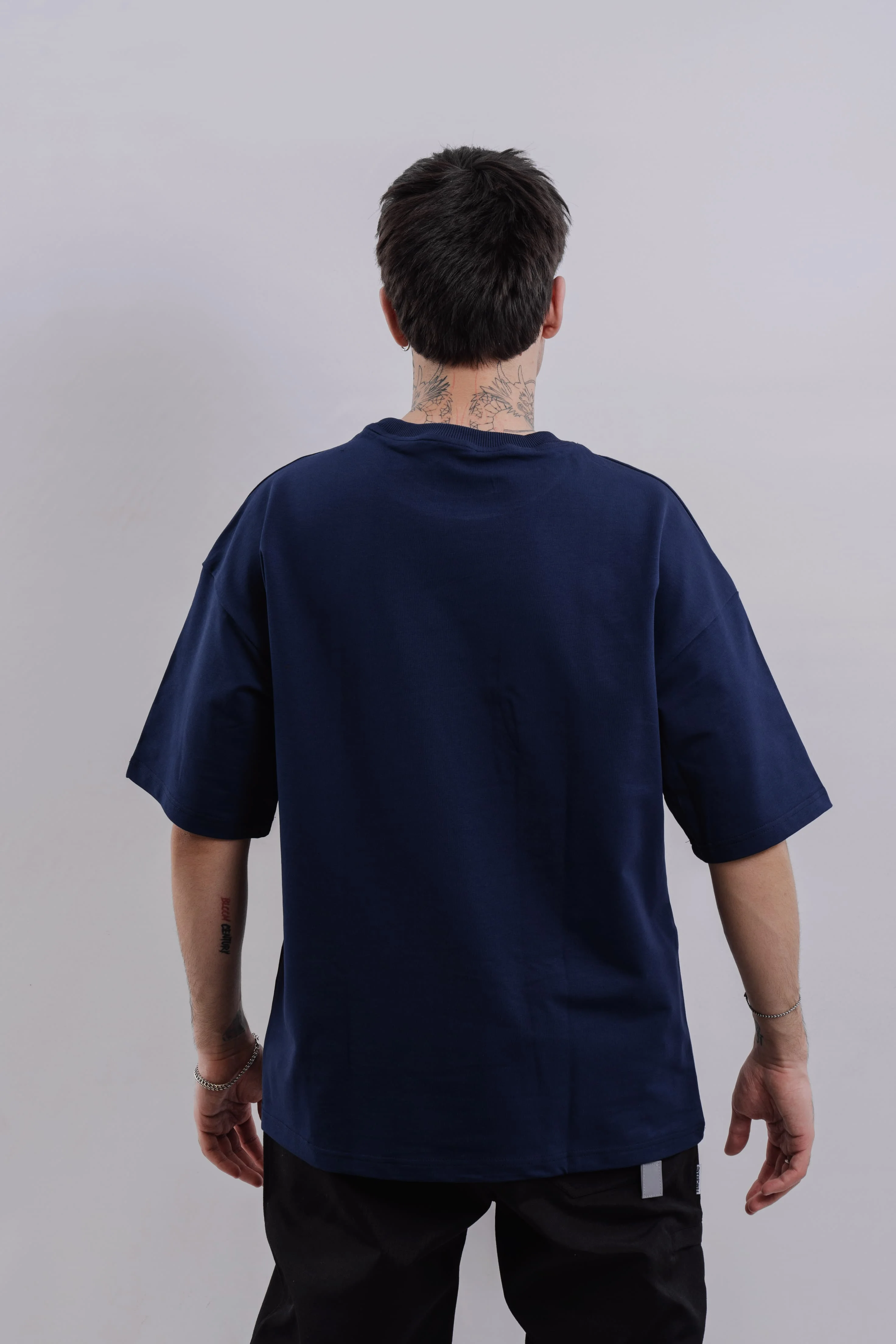 Футболка BMGBRAND (Oversize UR) 2-х нитка Синий — фото 2