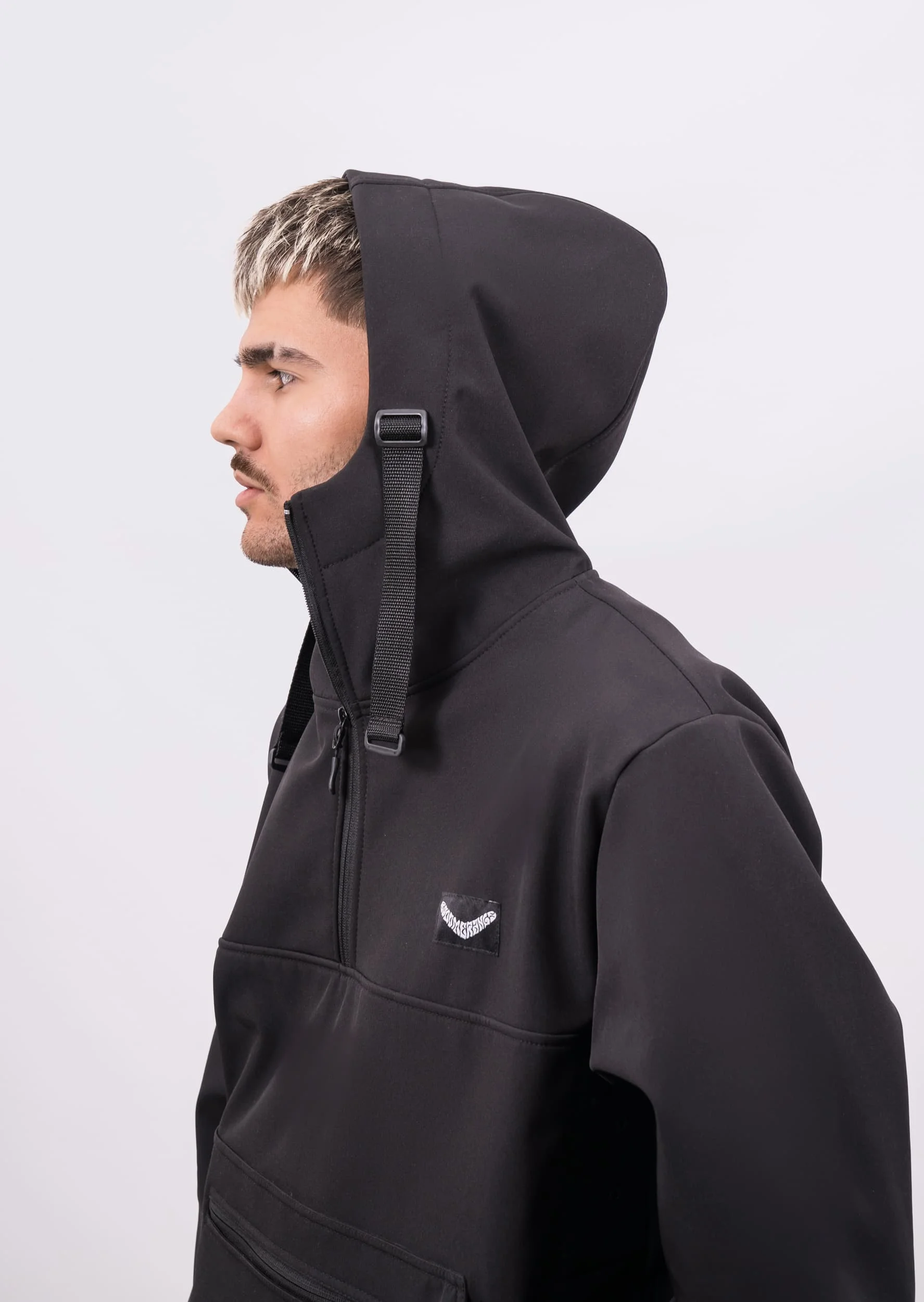 Анорак BMGBRAND  Basic/01 SoftShell (ЧЕРНЫЙ ) — фото 4
