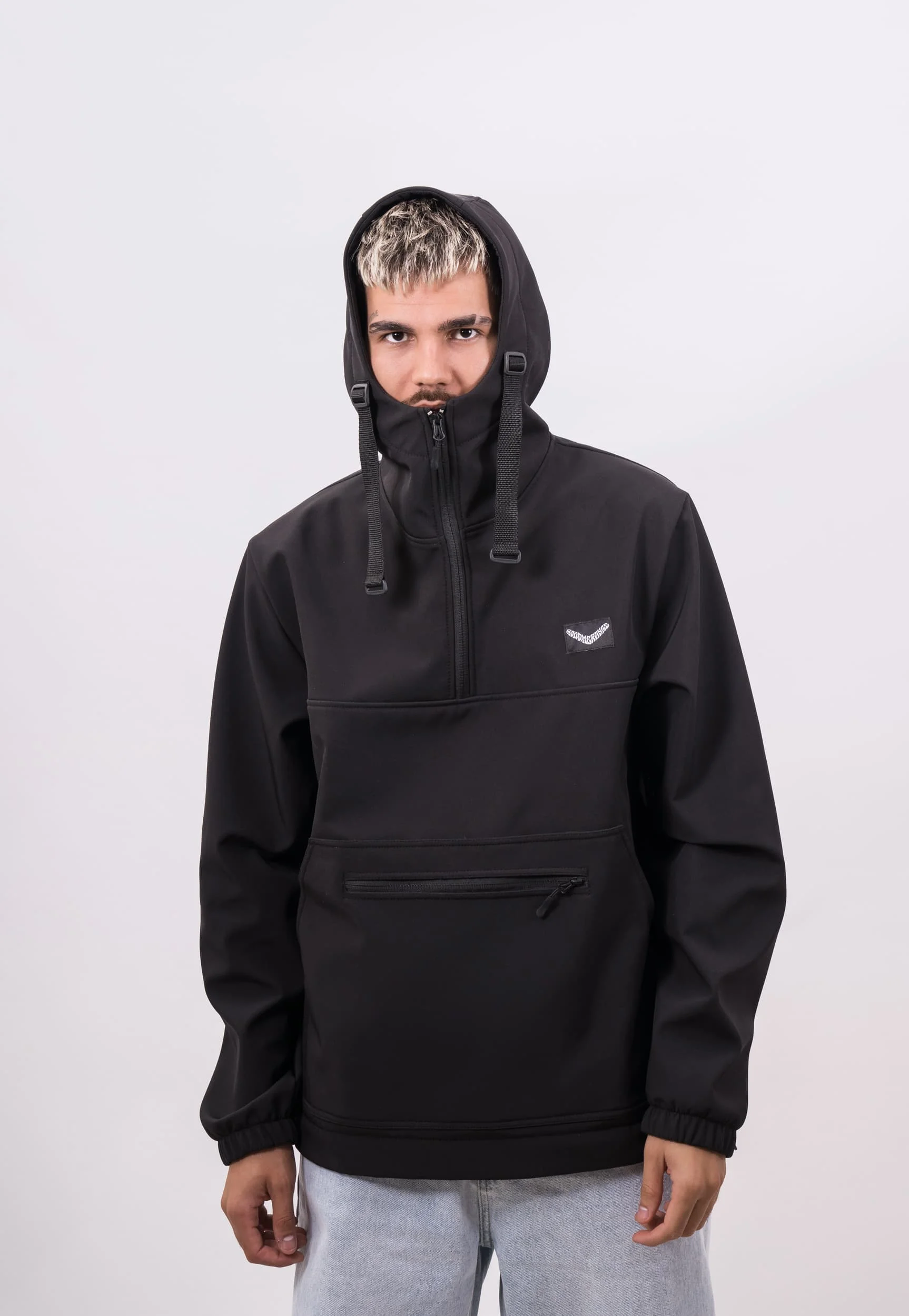 Анорак BMGBRAND  Basic/01 SoftShell (ЧЕРНЫЙ ) — фото