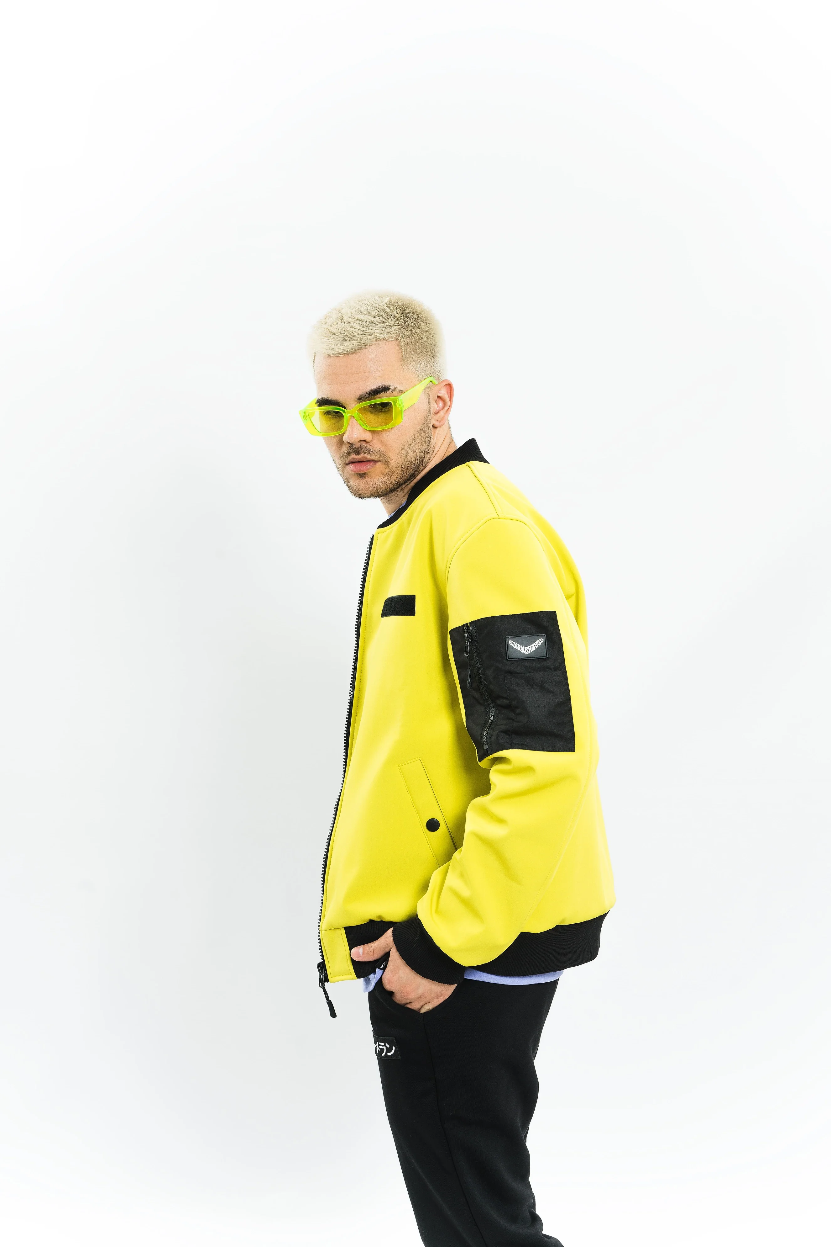 Куртка Бомбер SoftShell SS/23 Pilot  (Желтый) — фото 2