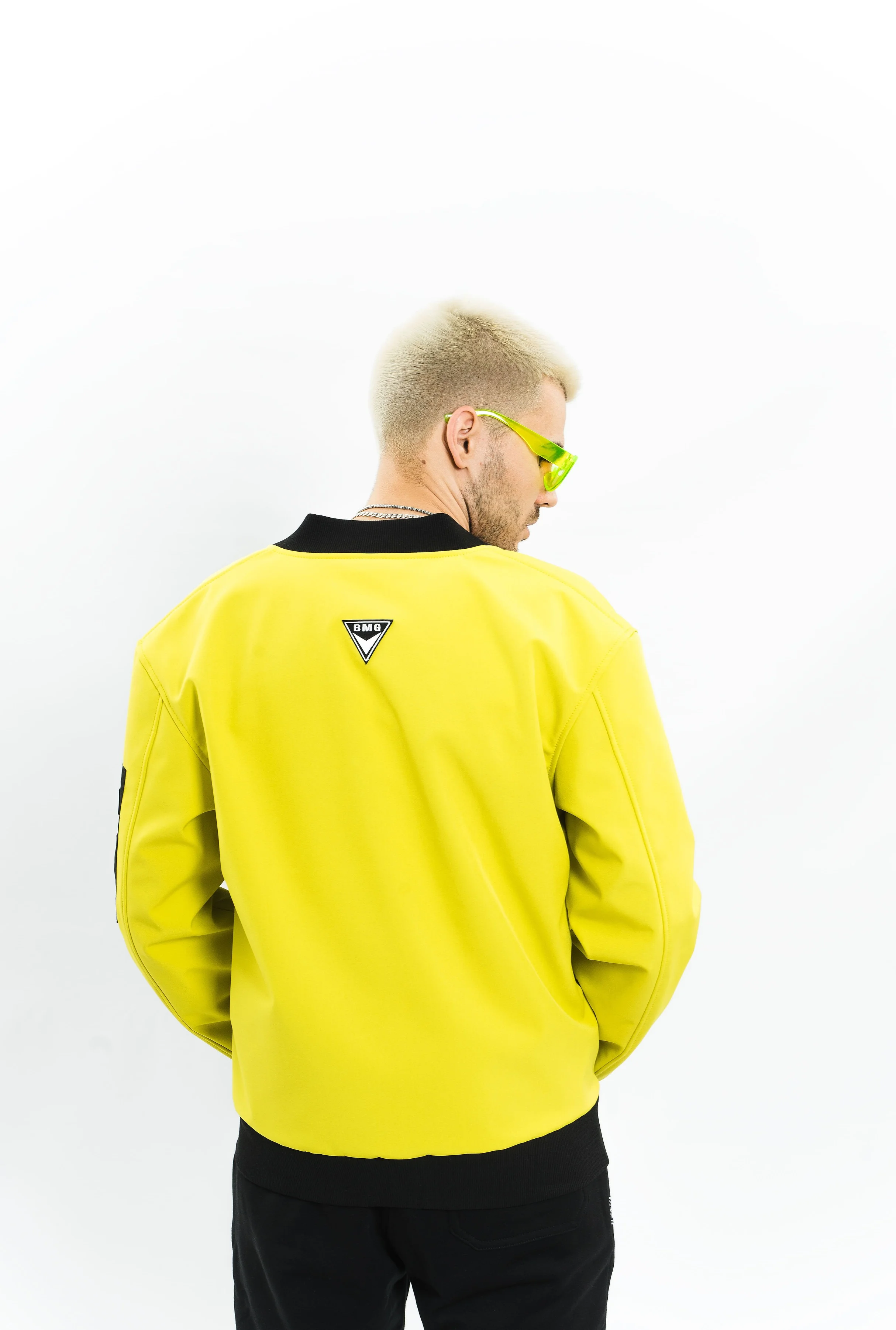 Куртка Бомбер SoftShell SS/23 Pilot  (Желтый) — фото 4