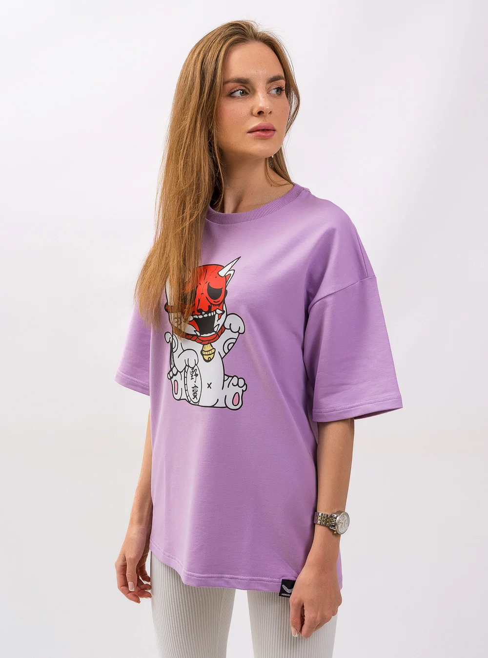 Футболка BMGBRAND TS024 (2-х) (Demon) A4 Сиреневый — фото 3