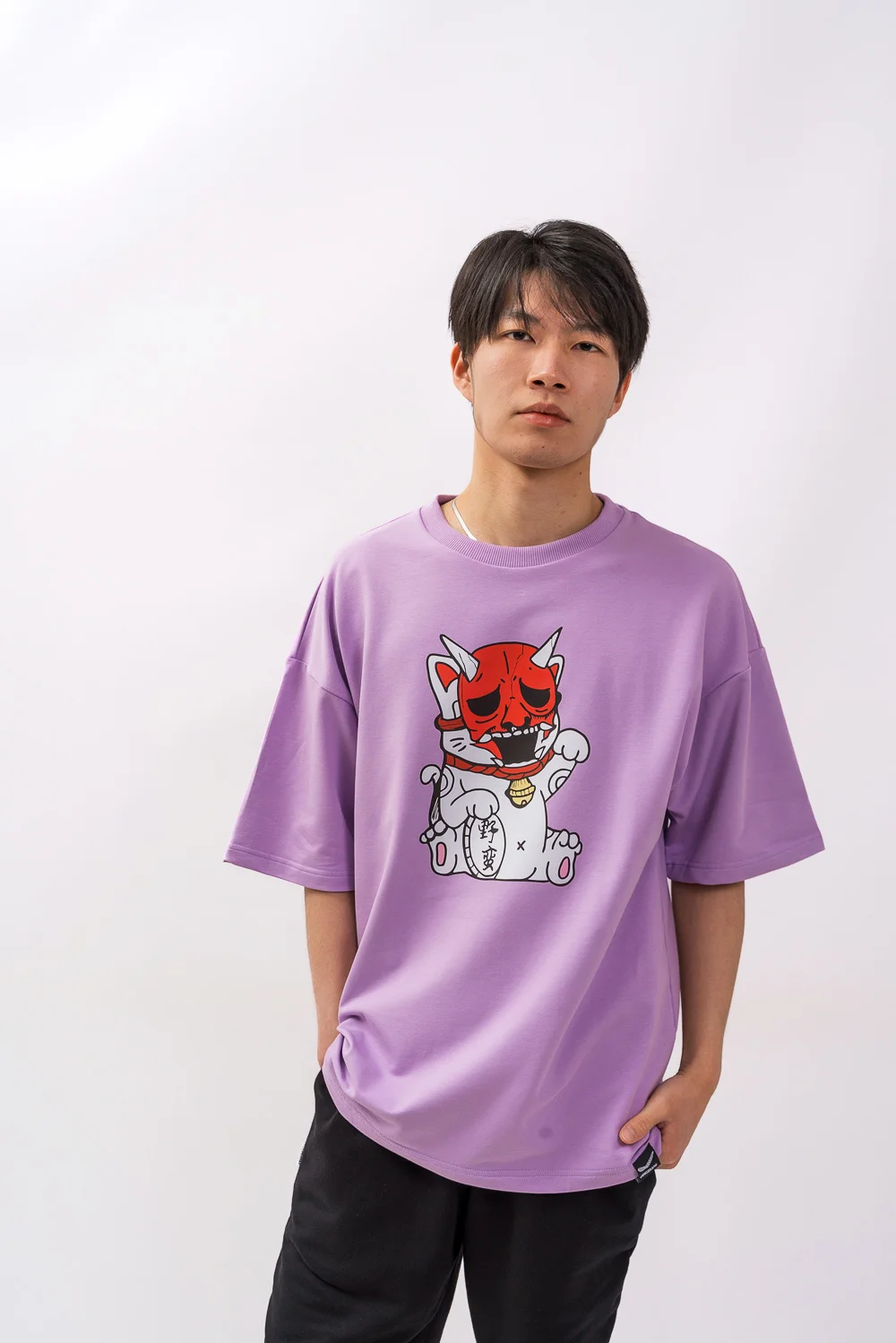 Футболка BMGBRAND TS024 (2-х) (Demon) A4 Сиреневый — фото 2