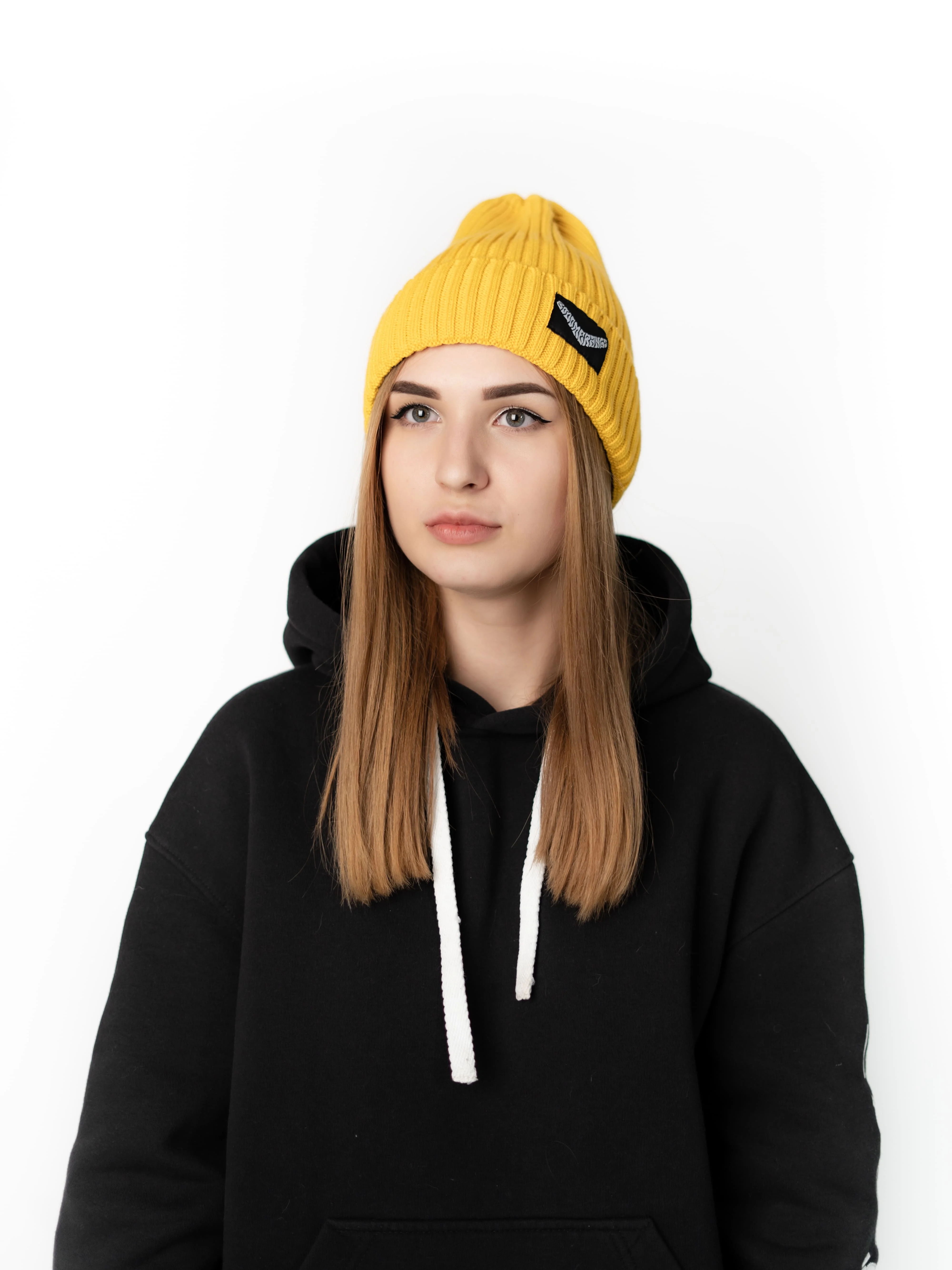 Шапка BMGBRAND_Классическая_CS01-8 (Горчичный) — фото 4