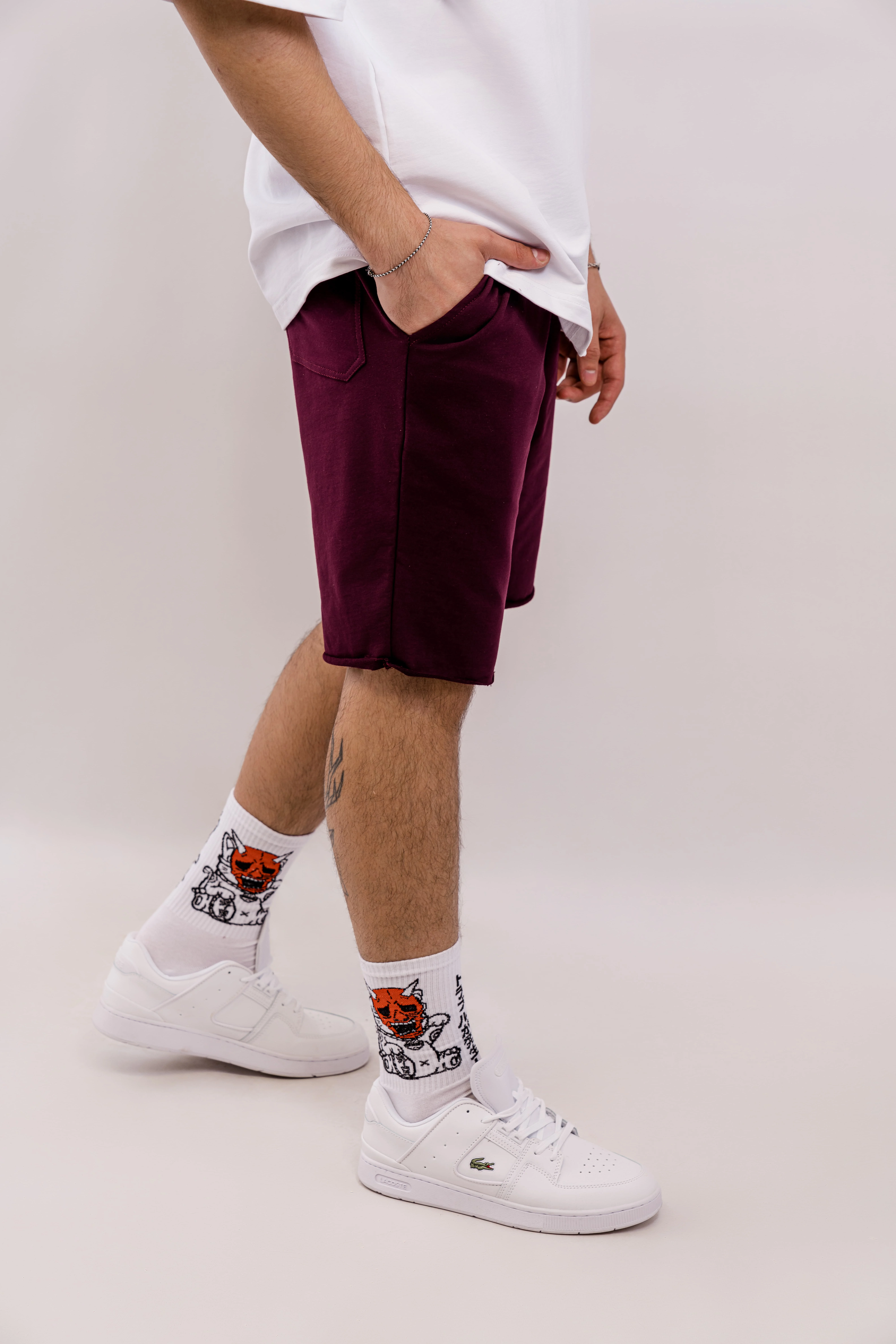 Шорты BMGBRAND «ShortYou» SH024 (Бордовый) — фото 3