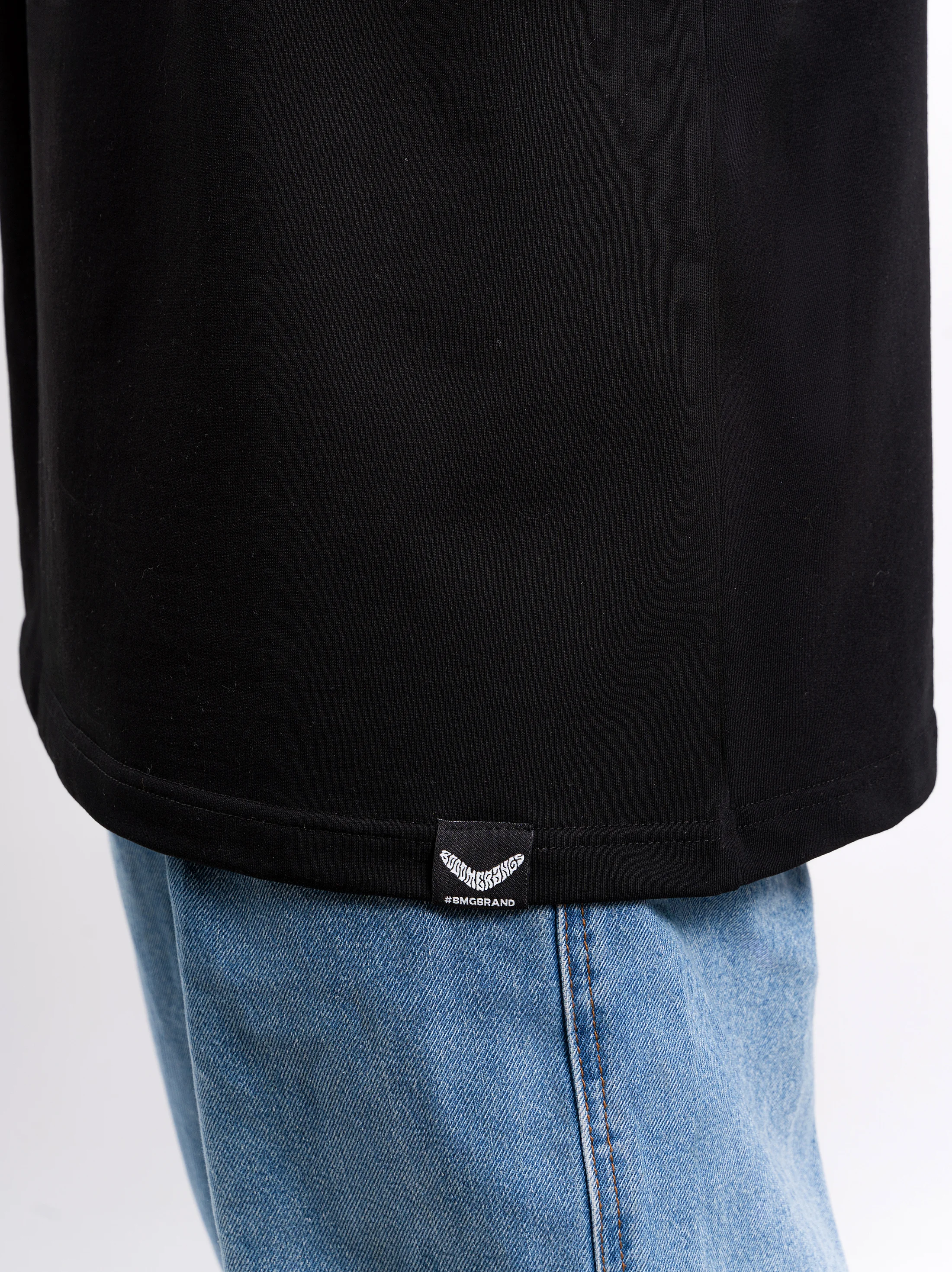 Футболка BMGBRAND (Oversize UR) 2-х нитка Черная — фото 2
