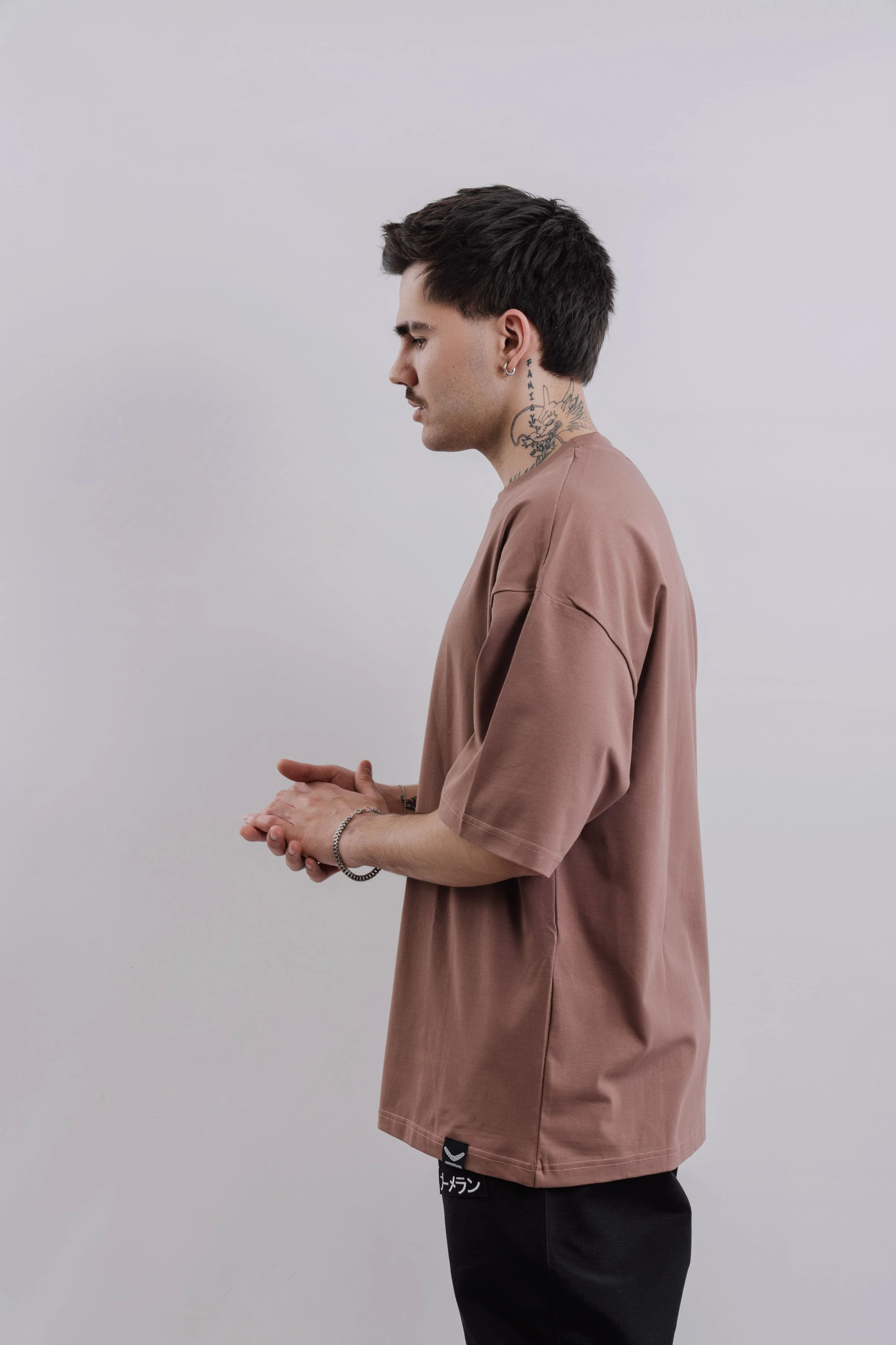 Футболка BMGBRAND (Oversize UR) Какао — фото 3