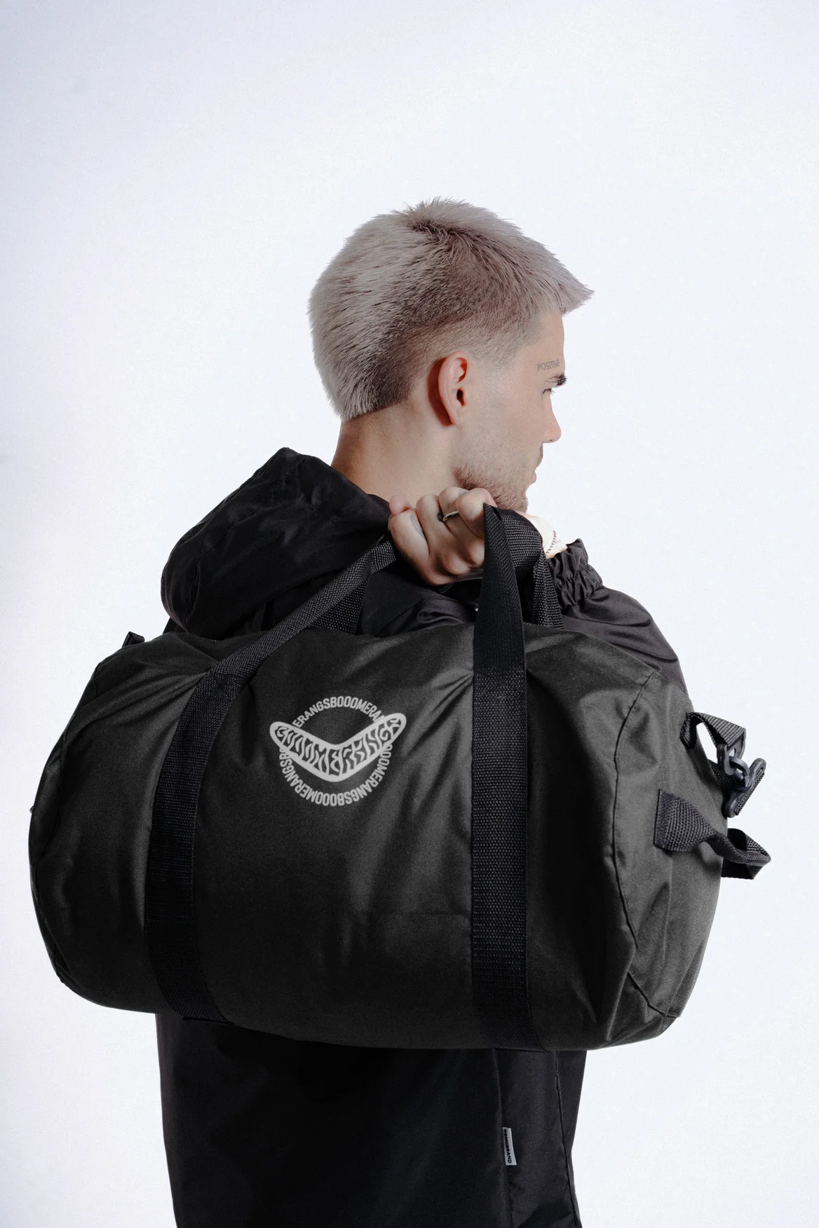 Cумка-Бочка BMGBRAND (45х25х25) 215гр/м2 Оксфорд 600D Т.Серый — фото