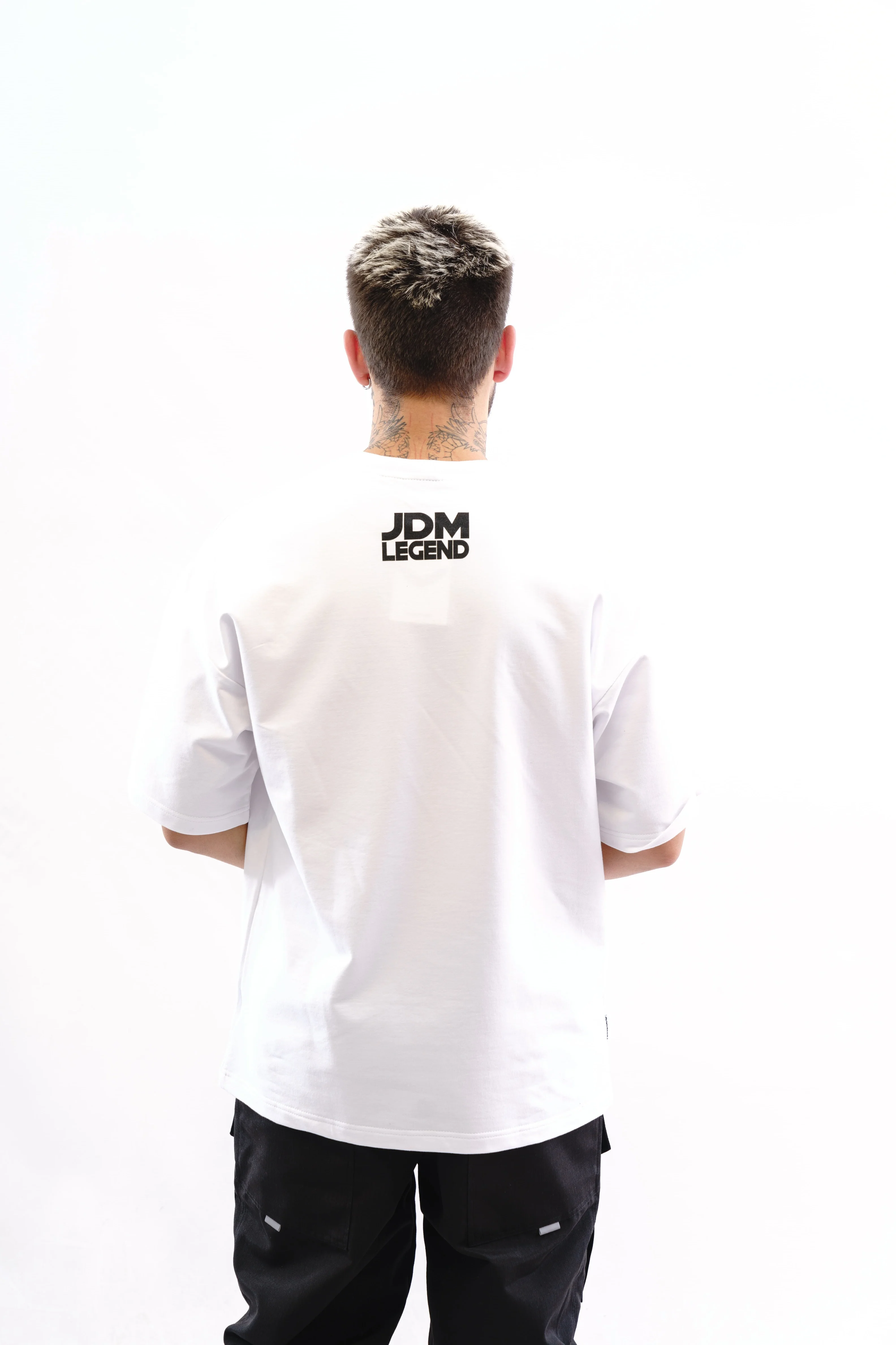 Футболка BMGBRAND (JDM (Subaru)) Oversize 2-х нитка Белый — фото 3