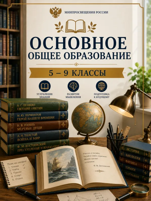 Основное общее образование. 5 – 9 классы — превью раздела