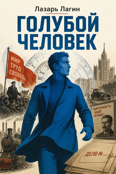 Голубой человек — обложка книги
