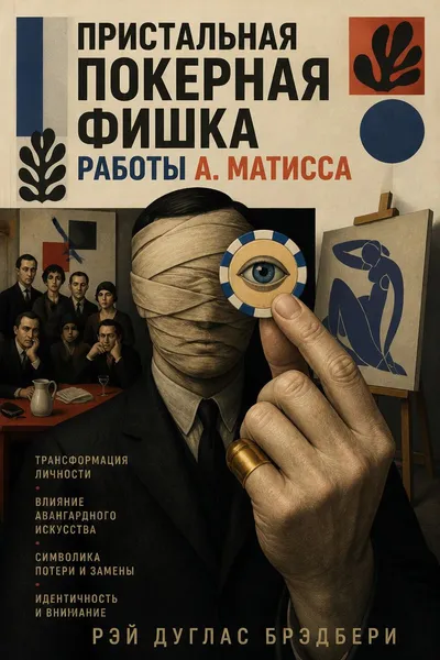 Пристальная покерная фишка работы А. Матисса — обложка книги