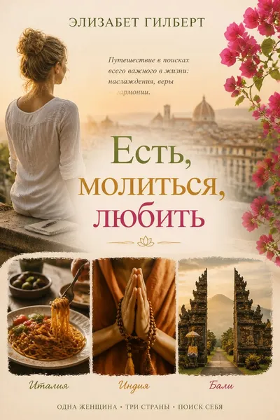 Есть, молиться, любить — обложка книги