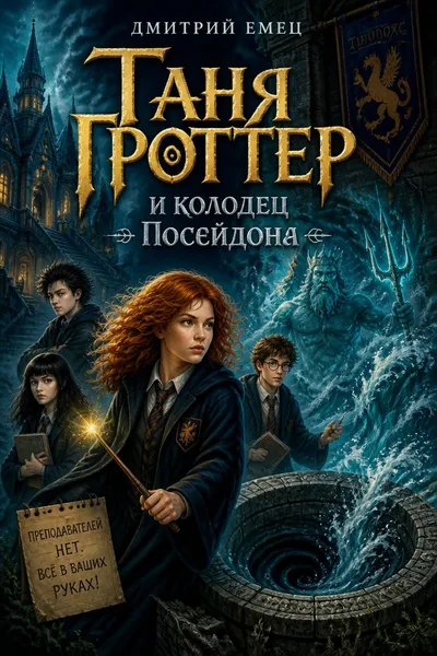Таня Гроттер и колодец Посейдона — обложка книги