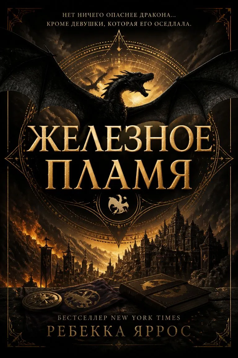 Железное пламя — обложка книги