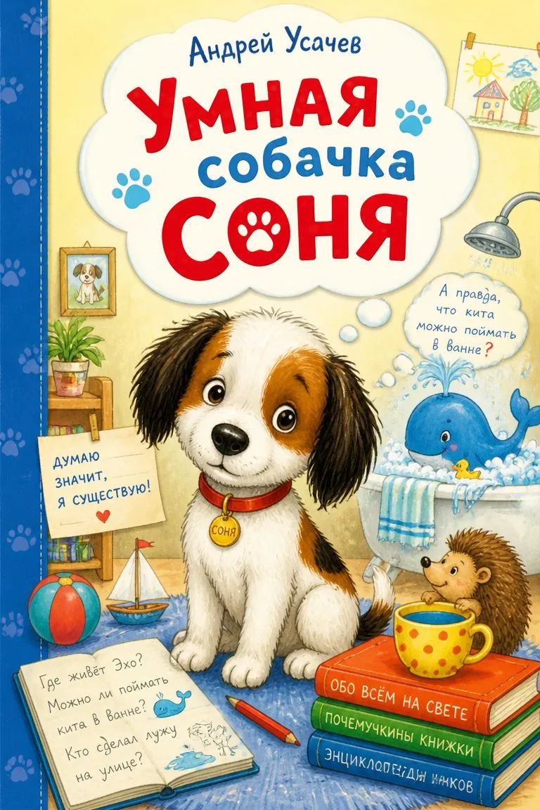 Умная собачка Соня — обложка книги