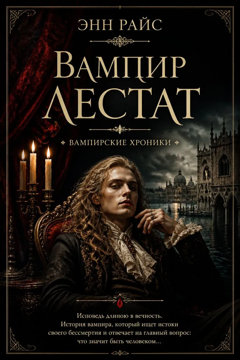 Вампир Лестат — обложка книги