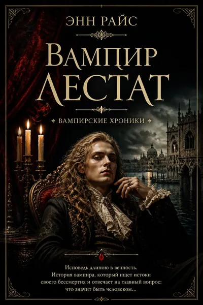 Вампир Лестат — обложка книги