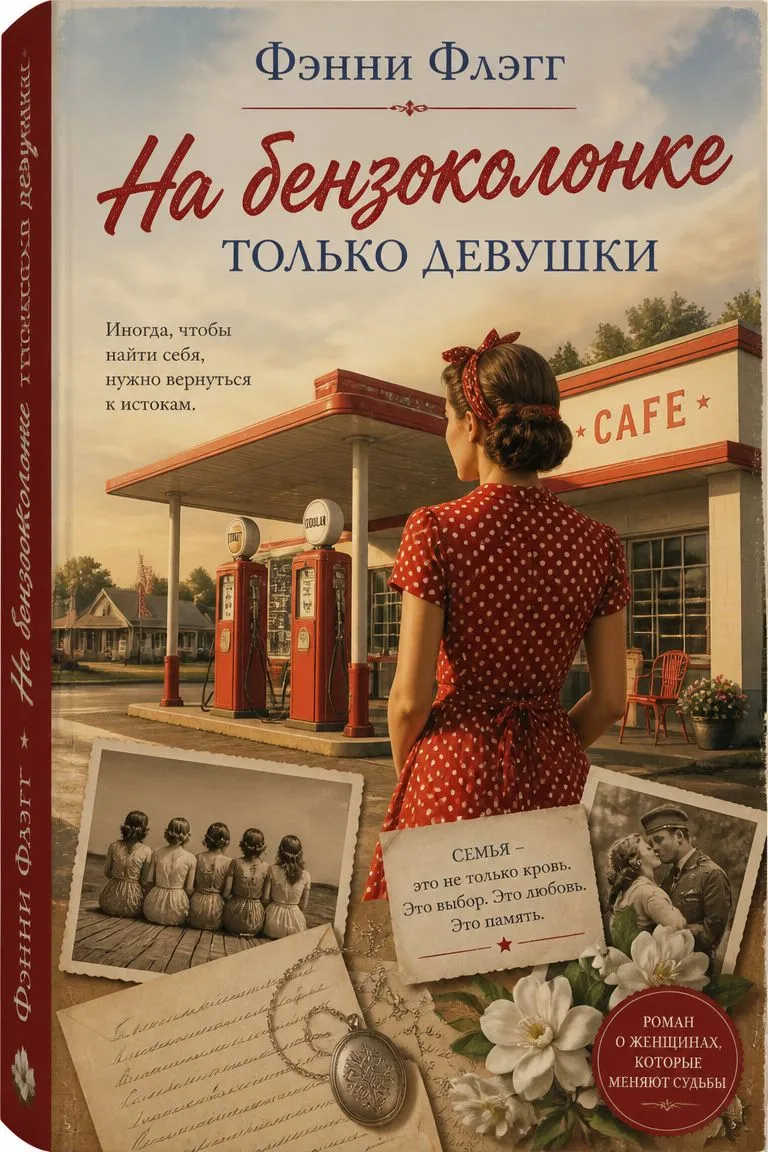 На бензоколонке только девушки — обложка книги